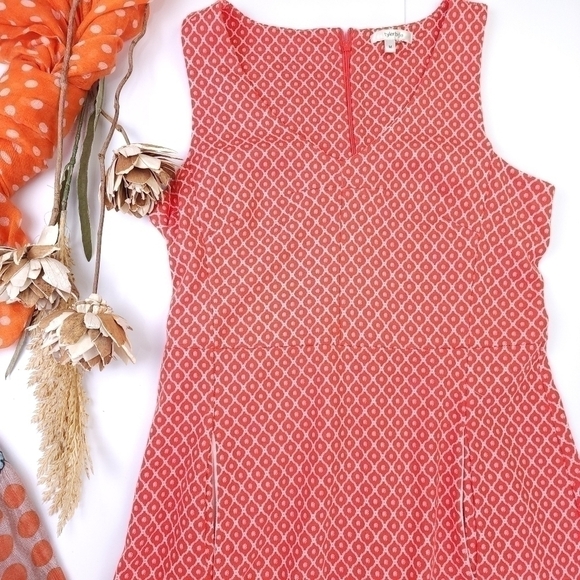 Tyler Böe Peach Dress Sz M - Picture 8 of 15